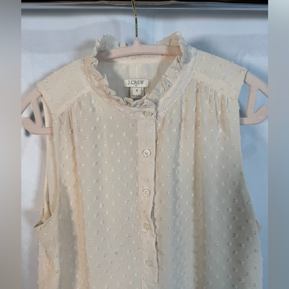 J.Crew Sleeveless Blouse | Size 4 - Picture 4 of 7